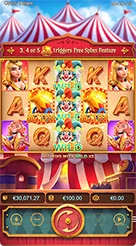 Navigasi Layar Permainan Circus Delight
